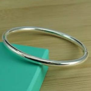 NEW 925 Minimalist Smooth Cuff Bangle Bracelet…